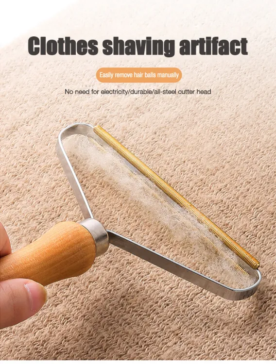 Portable Manual Hair Remover Coat Roller Hair Remover Double-sided Shaving Knife Pet Hair Cleaning Brush Sofa Shaving Ball Too - Image 9