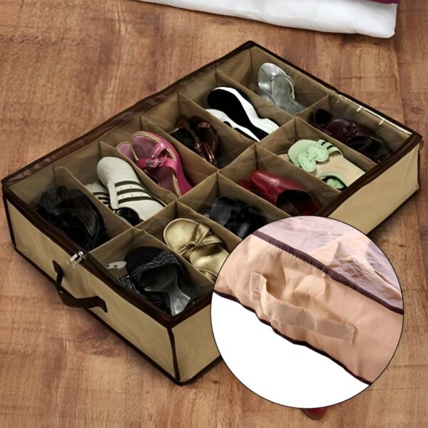 Shoe Organizer Closet/Under Bed Storage | Shoe under best quality imported with box - Image 7