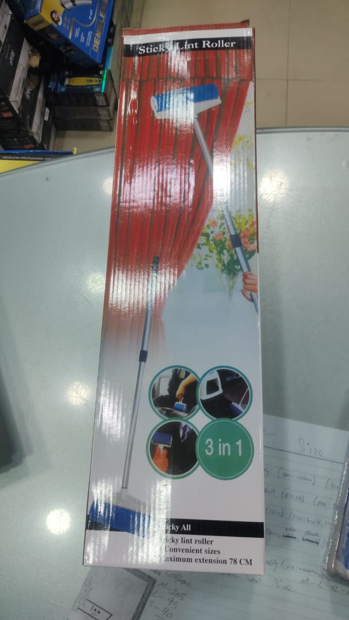 Roller Dog Cat Hair Remover - Reusable Sticky Washable Pet Hair Roller Dust Picker Cleaner Brush - Image 3