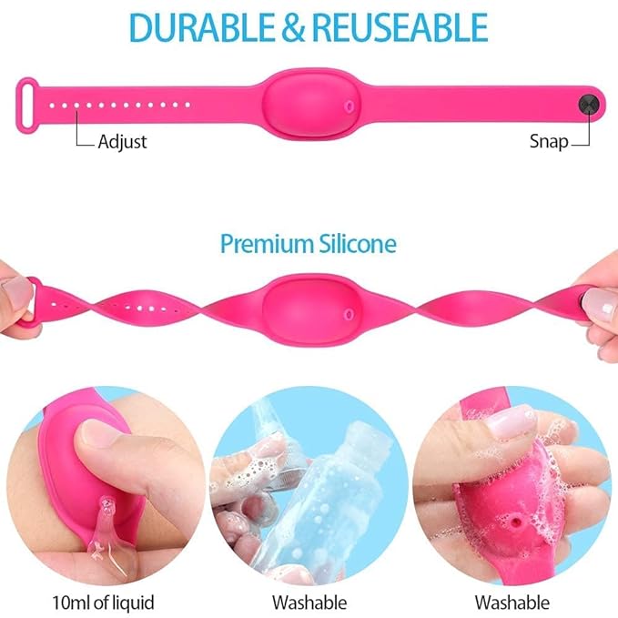 Sanitizer Dispenser Bracelets - Portable, Colorful, and Convenient(Pack of 1) - Image 5