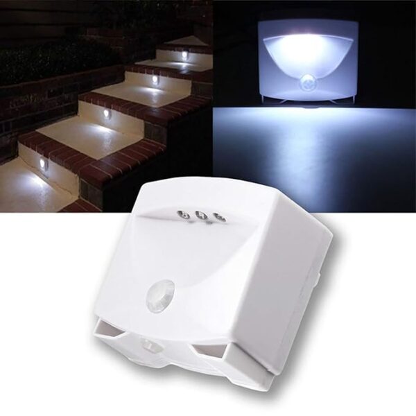 Indoor and Outdoor LED Motion and Light Sensor Activated - Wireless - Battery Powered - Night Light (Imported) - Image 4