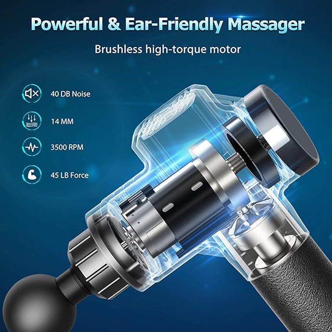 Massage Gun improve flexibility.– MGE-006 (random color) - Image 5