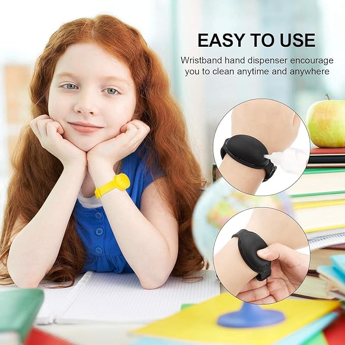 Sanitizer Dispenser Bracelets - Portable, Colorful, and Convenient(Pack of 1) - Image 2