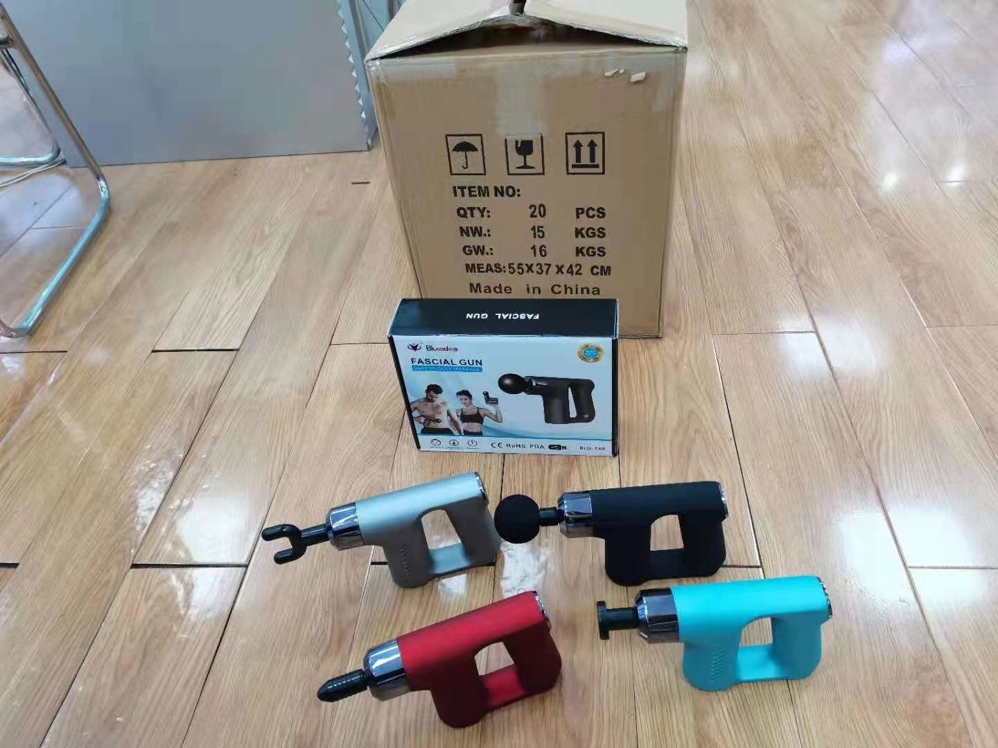 Blueidea Deep Tissue fascial massager with 4 massage Muscle Massage Gun (Random color). - Image 6