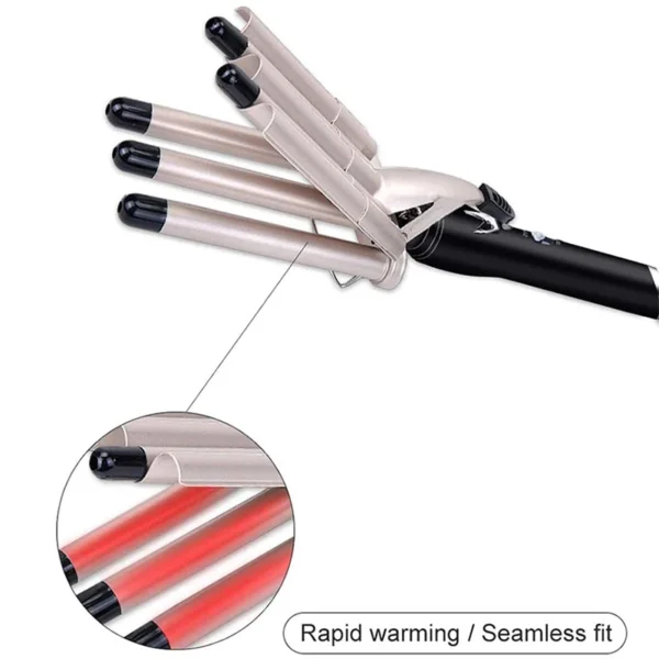 MO-6003  hair curler Professional Hair Straightener for Curly and Wavy Hair 5 Tubes - Image 8