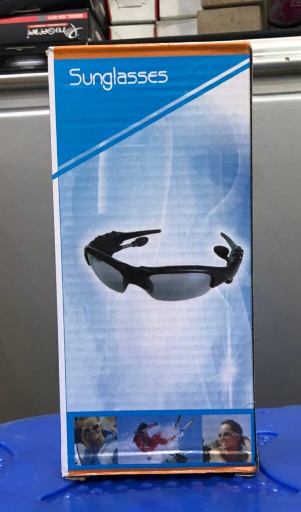 Bluetooth sun glasses with headphones connect with Mobile and talk - Image 2