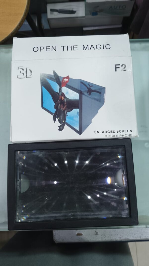 F2 Portable 3D Magnifier Screen Enlarger / Magnifying Glass Zoom Video Screen HD all Mobile Phone random color - Image 3