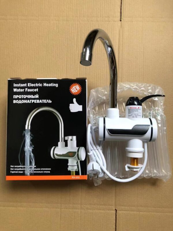 Electric Hot Water Heater Faucet Kitchen Instant Heating Tap Water (without shower) - Image 2