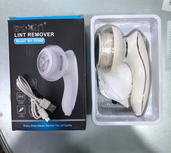 Boxin BX-5208B Portable Lint Remover Rechargeable USB Portable Clothes Shaver for Fluff Pilling Fabric Shaver Lint Remover - Image 2