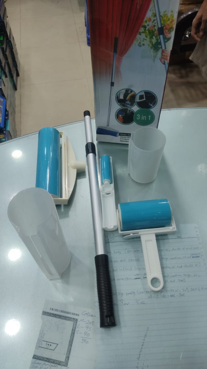 Roller Dog Cat Hair Remover - Reusable Sticky Washable Pet Hair Roller Dust Picker Cleaner Brush - Image 6