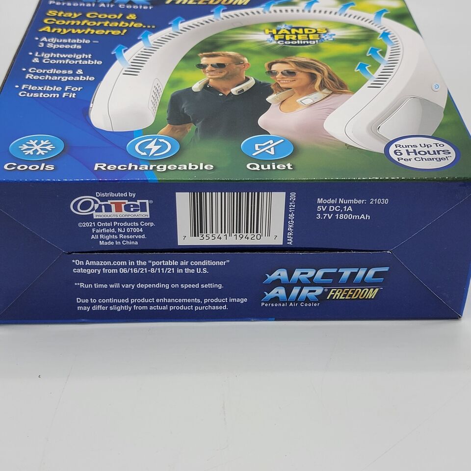 Neck Fan Personal Air Cooler 3 Speed Hand Free Neck Fan(random color ) - Image 7