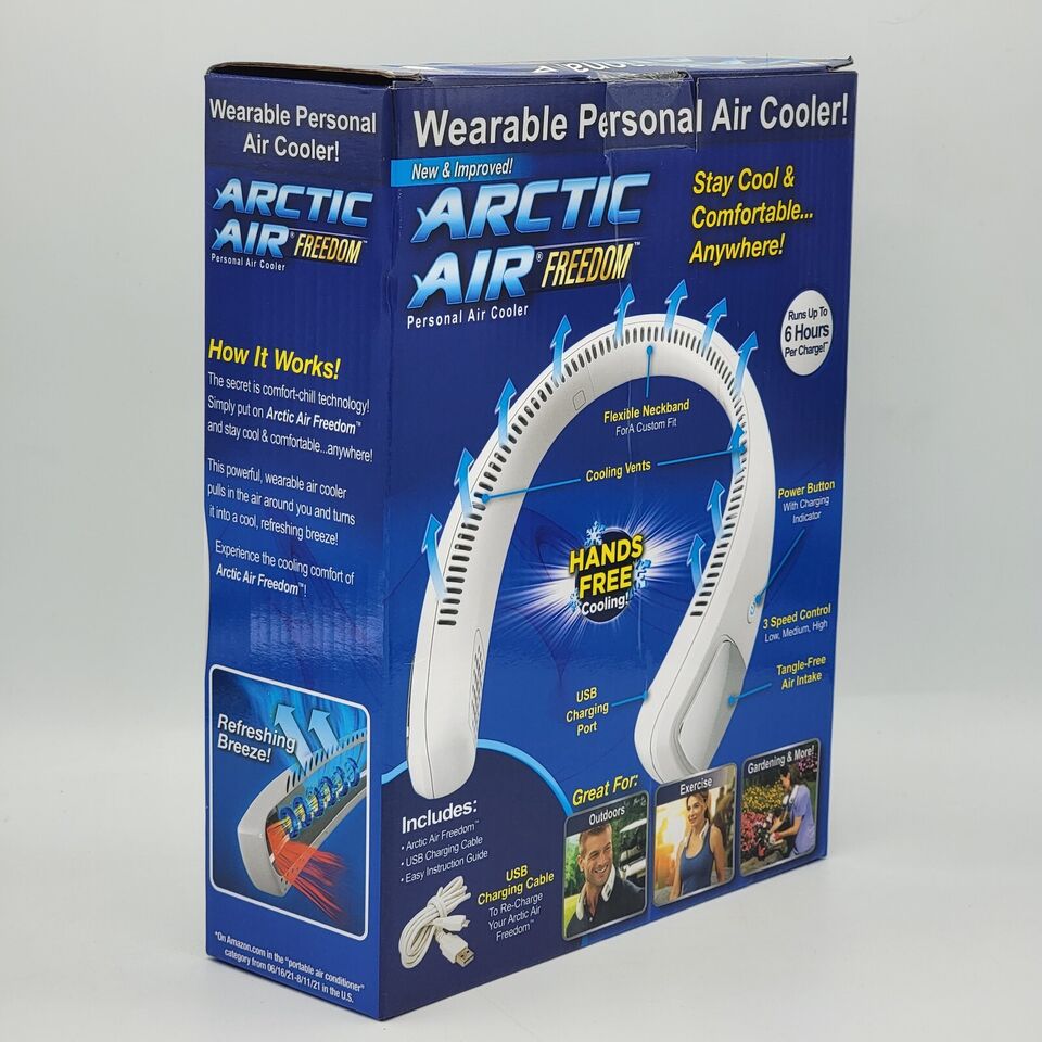 Neck Fan Personal Air Cooler 3 Speed Hand Free Neck Fan(random color ) - Image 6