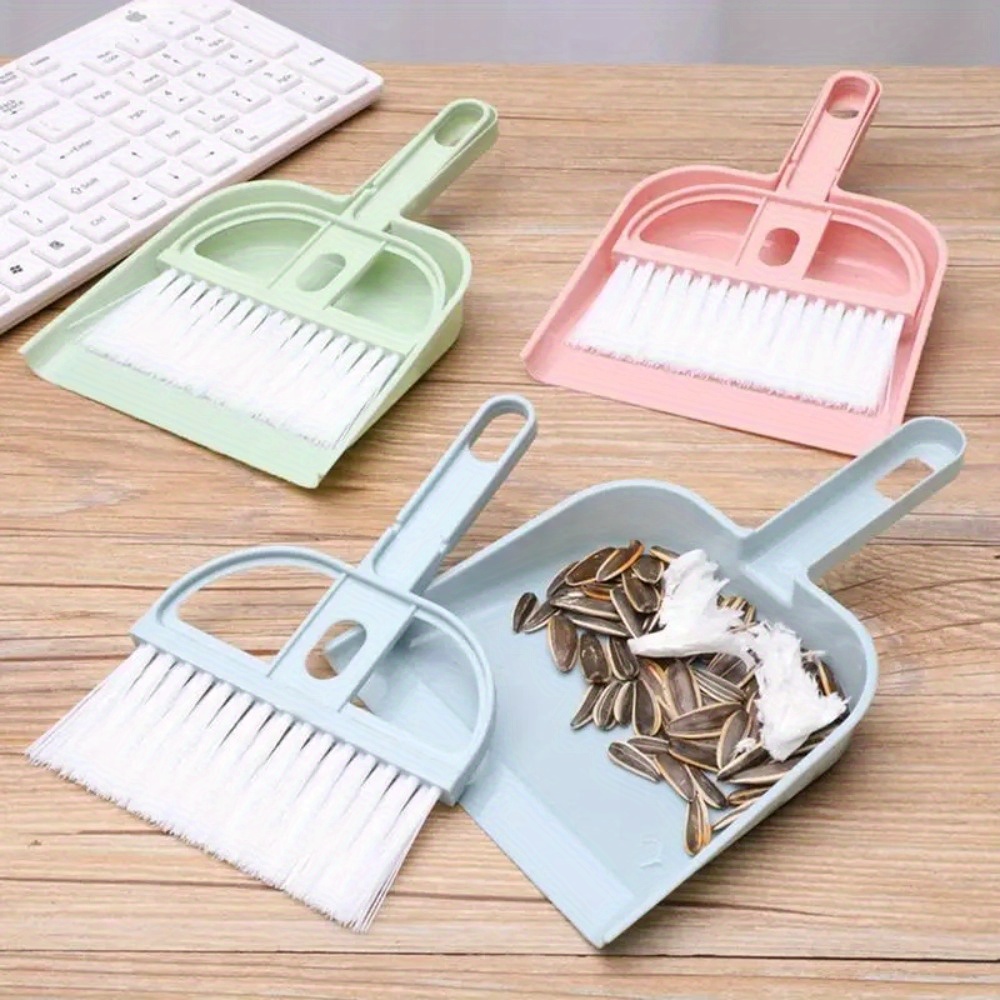 Mini Broom & Dustpan Set – 2-in-1 Desktop Cleaning Brush HC - Image 2