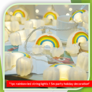 1pc rainbow led string lights 1.5m party holiday decoration