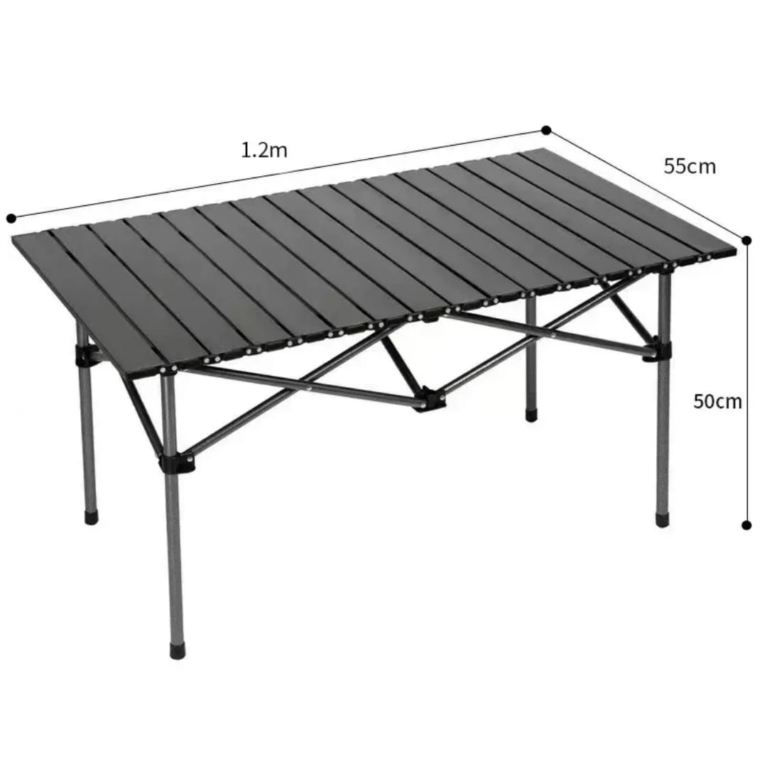 "Foldable Table and Chairs Set Made of Steel 1 Table 2 Chair" - Image 2