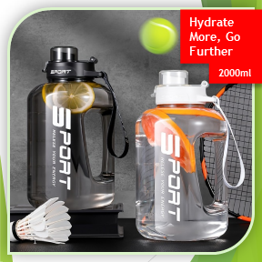 GIANXI Large Capacity Sports Water Bottle (Premium Quality) (EX) 2000ml