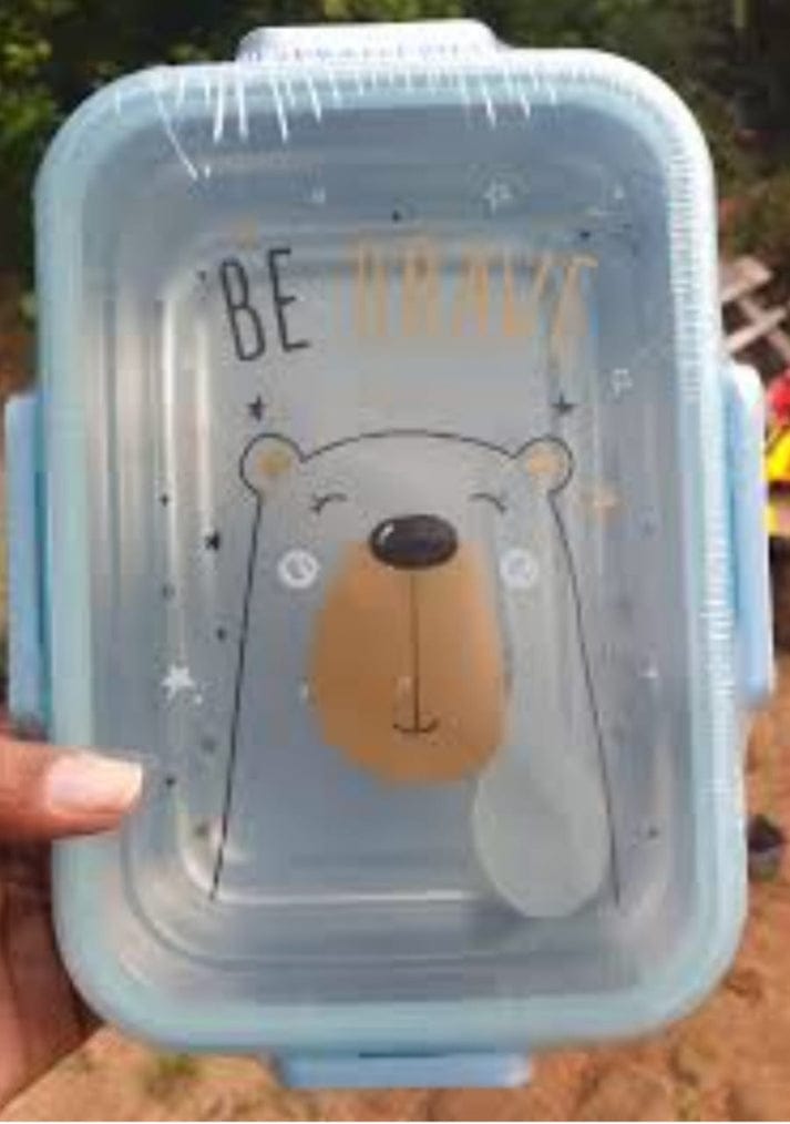 Lunch box inside Metel Body with Spoon High Quality - Image 2