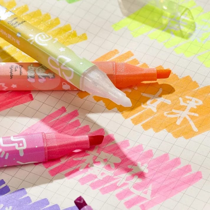 Magic Markers Noting Glitter Erasable Highlighters Set - Image 3