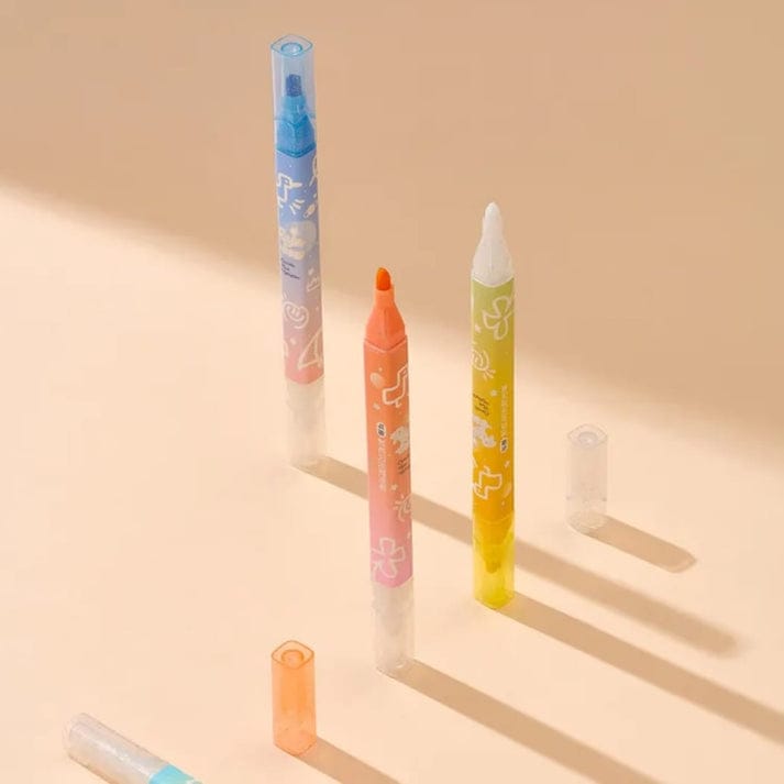 Magic Markers Noting Glitter Erasable Highlighters Set - Image 4
