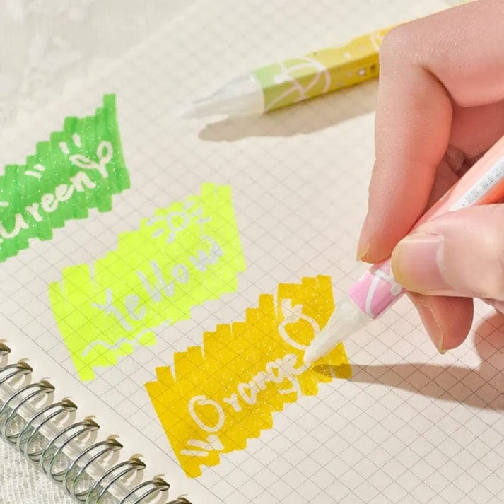 Magic Markers Noting Glitter Erasable Highlighters Set - Image 5