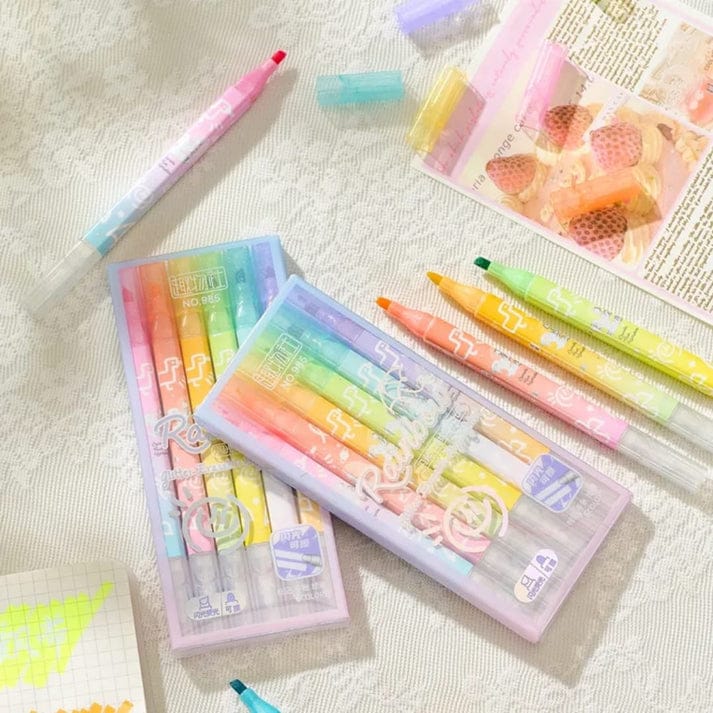 Magic Markers Noting Glitter Erasable Highlighters Set - Image 6