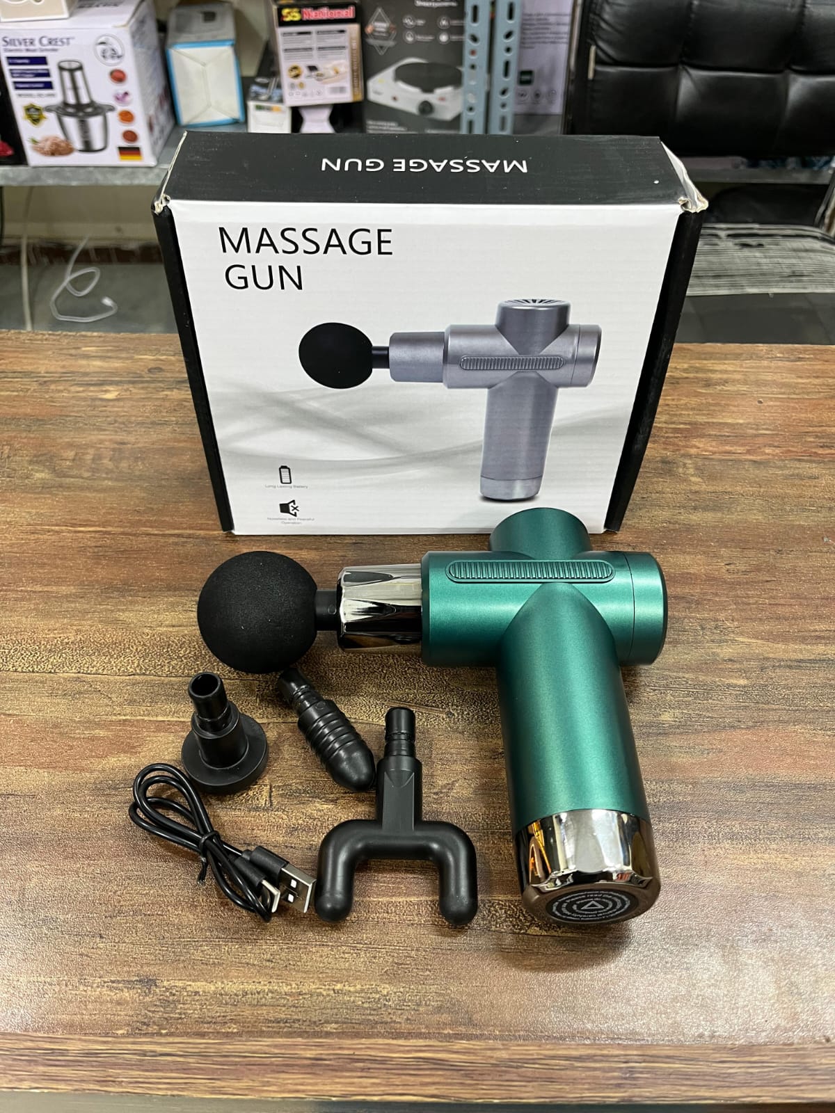 Premium Quality Metal Body Massage Gun - Image 2