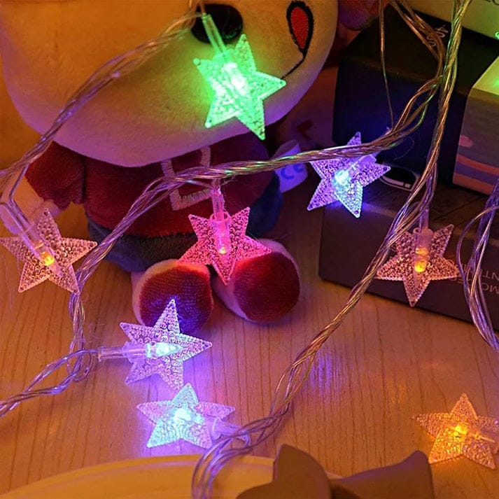 Star Shaped Multicolored String Light - Image 3