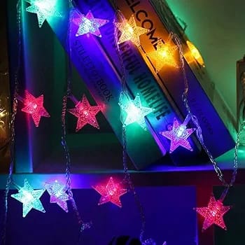 Star Shaped Multicolored String Light - Image 5