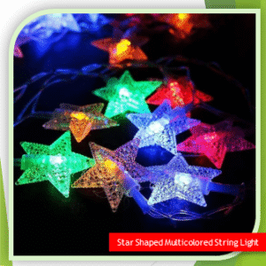 Star Shaped Multicolored String Light