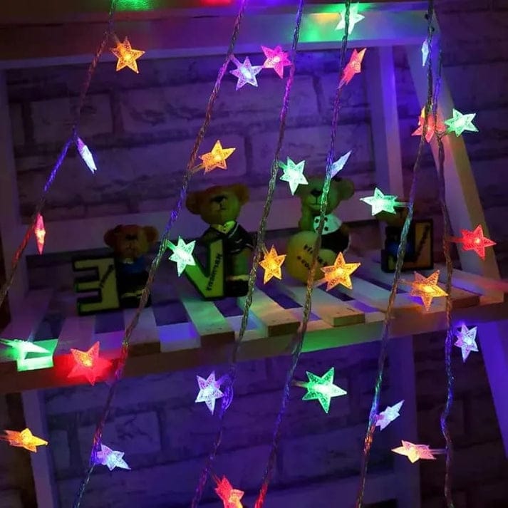 Star Shaped Multicolored String Light - Image 7