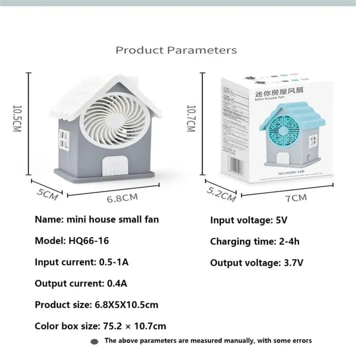 Mini Rechargeable House Fan, Cool Comfort, Anytime Anywhere - Image 4