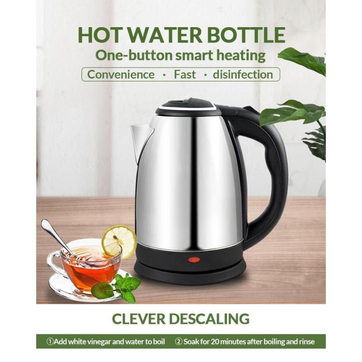 2 Litre Electric Kettle, Multipurpose Hot Water Boiler & Tea Maker - Image 2