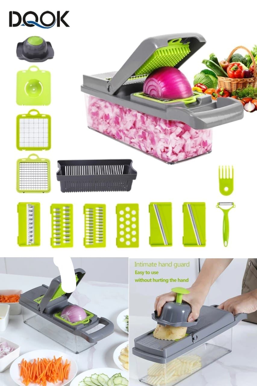 16-in-1 Multi-Functional Vegetable Chopper & Slicer Set - Image 3