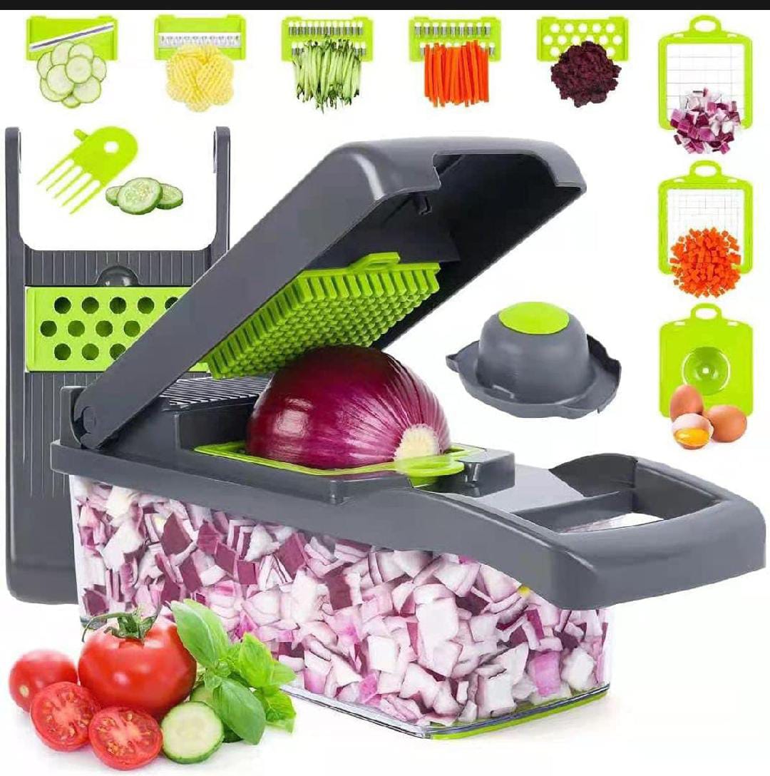 16-in-1 Multi-Functional Vegetable Chopper & Slicer Set - Image 4
