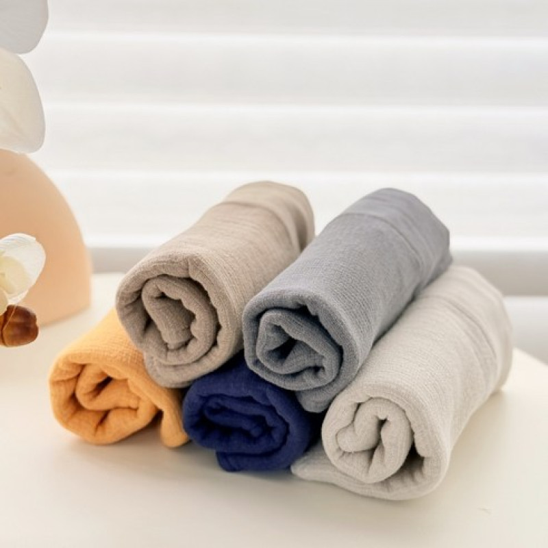 Pack of 6 Baby Soft Mini Face Towels | Multi-Purpose Washcloth Set (Qd) (EX) - Image 4