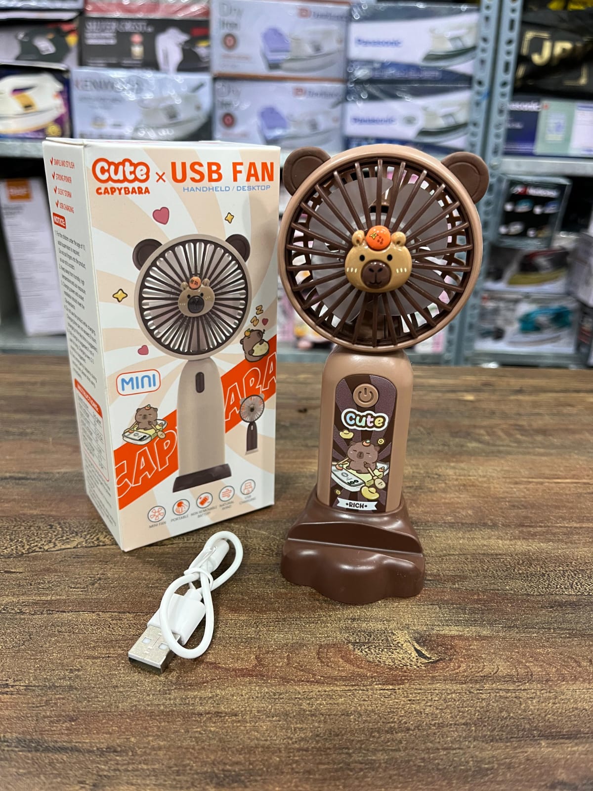 Hot Sale Portable Mini Fan | Multiple Designs Available (Qd) - Image 4