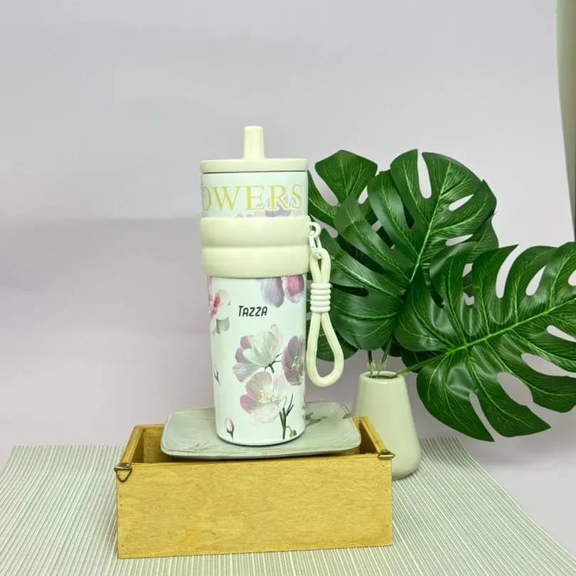 720ml Stainless Steel Insulated Tumbler with Lid & Straw Caption: - Image 3