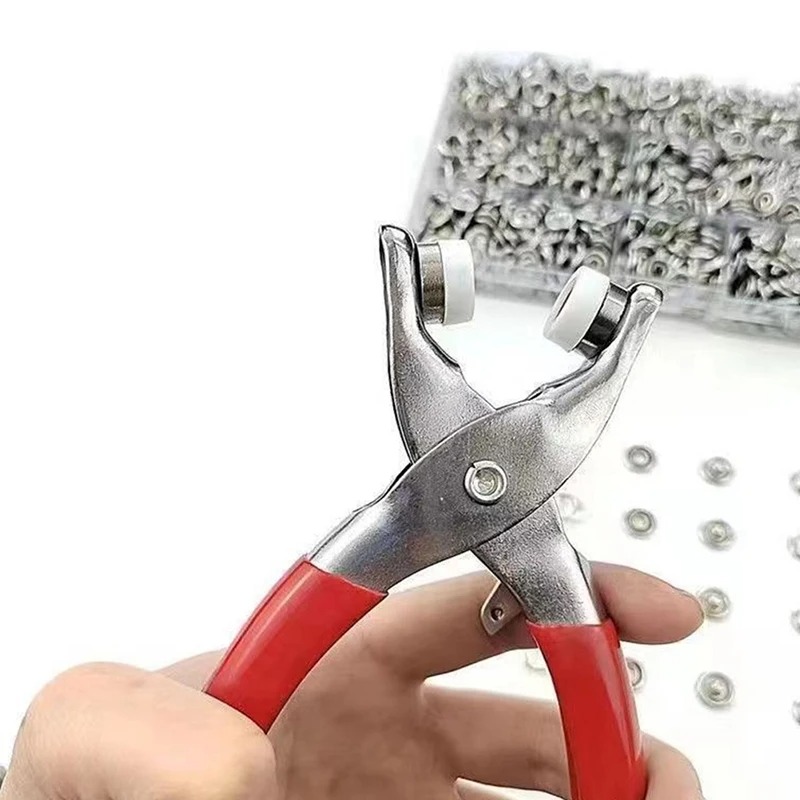 Hand Press Button Clipper Tool with Button Set (QD) - Image 5