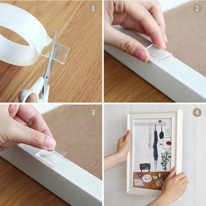 Reusable Double-Sided Nano Adhesive Tape (Qd) - Image 3