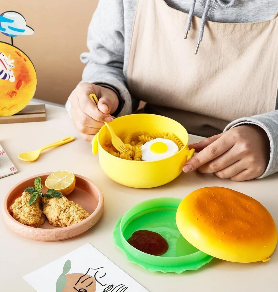 3-Layer Burger Style Lunch Box (Qd) - Image 3