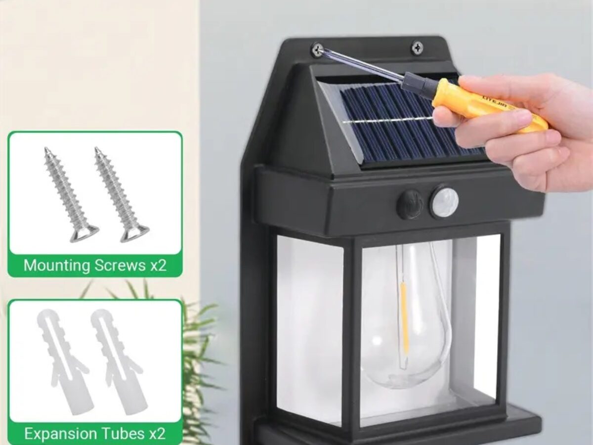 Solar Motion Sensor Waterproof Wall Light (HMW) - Image 3