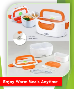 Portable Electric Lunch Box | Food Heating Container (HMW)