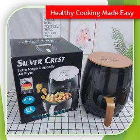 Silver Crest 6L Digital Air Fryer | 2400W Smart Cooking Oven (Qd)