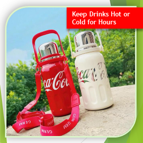 Portable Vacuum Insulated Stainless Steel Coffee Mug & Water Bottle (HMW)
