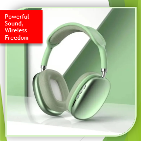 P9 Wireless Bluetooth Headphones with Microphone & Noise Cancellation (Qd)