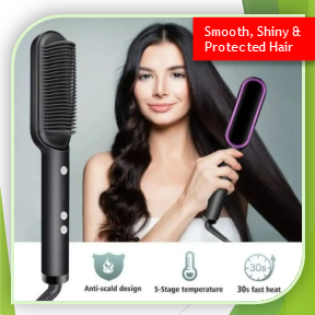 Professional 909 Hair Straightening Brush (HMW)
