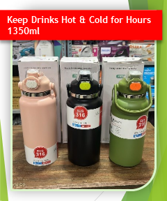 SUS 316 Heavy Duty Vacuum Insulated Bottle 1350m