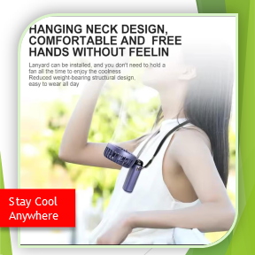 Portable Foldable USB Rechargeable Mini Fan with Display Screen (Alf)