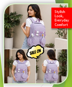 Imported Premium Parachute Backpack with Hanging Pouch (ASB)