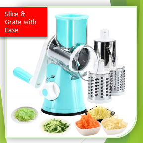 Table Top Drum Cutter | Multi-Function Vegetable Slicer (AAT)